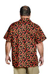 Chili Peppers Pattern - Black