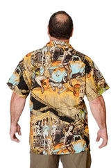 Feak Shirt for Men Zombie Print